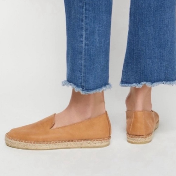 Free People Laurel Canyon Camel Tan Leather Espadrilles - 9 - Picture 2 of 16